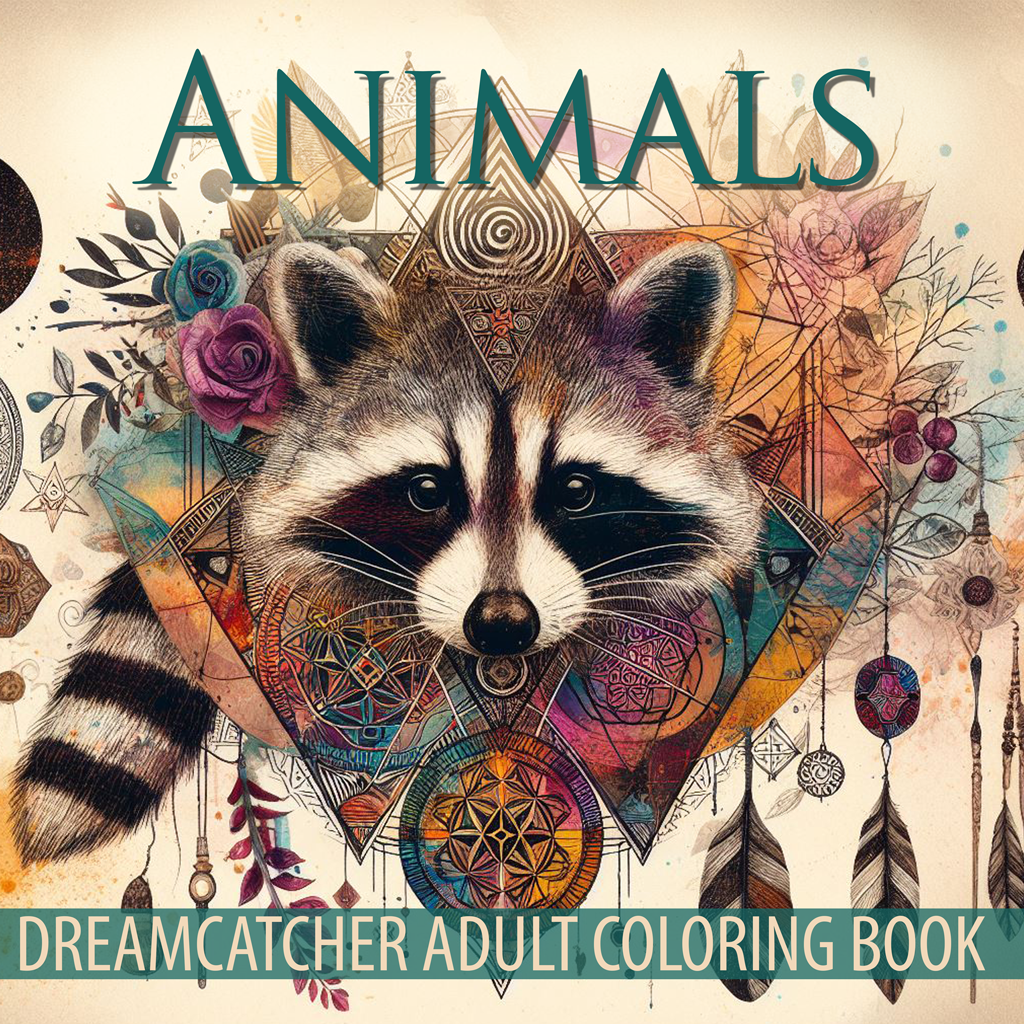 Coloring Book - Animals - Totem Animal - Art Therapy