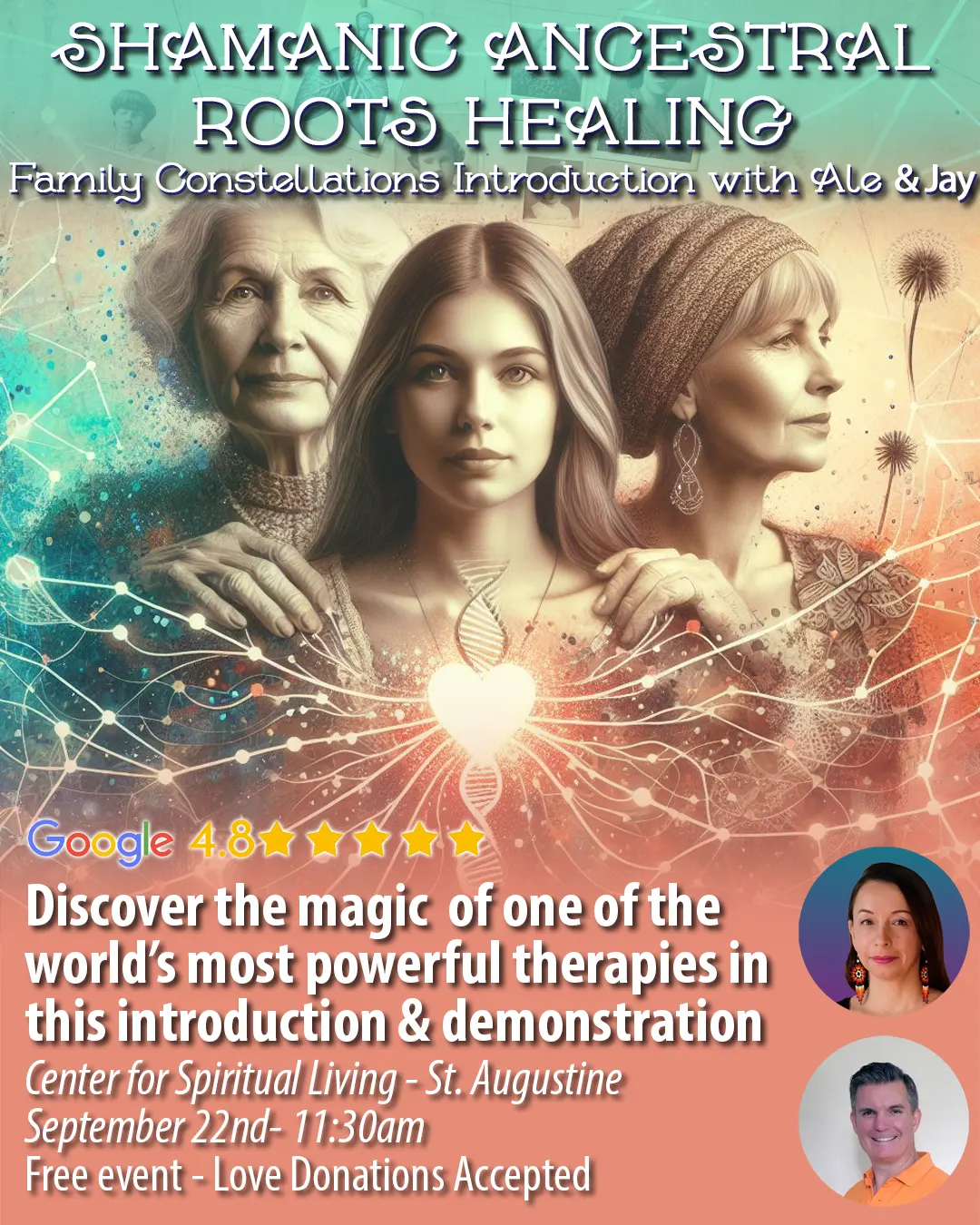 Workshop: Intro to Family Constellations at the Center for Spiritual Living